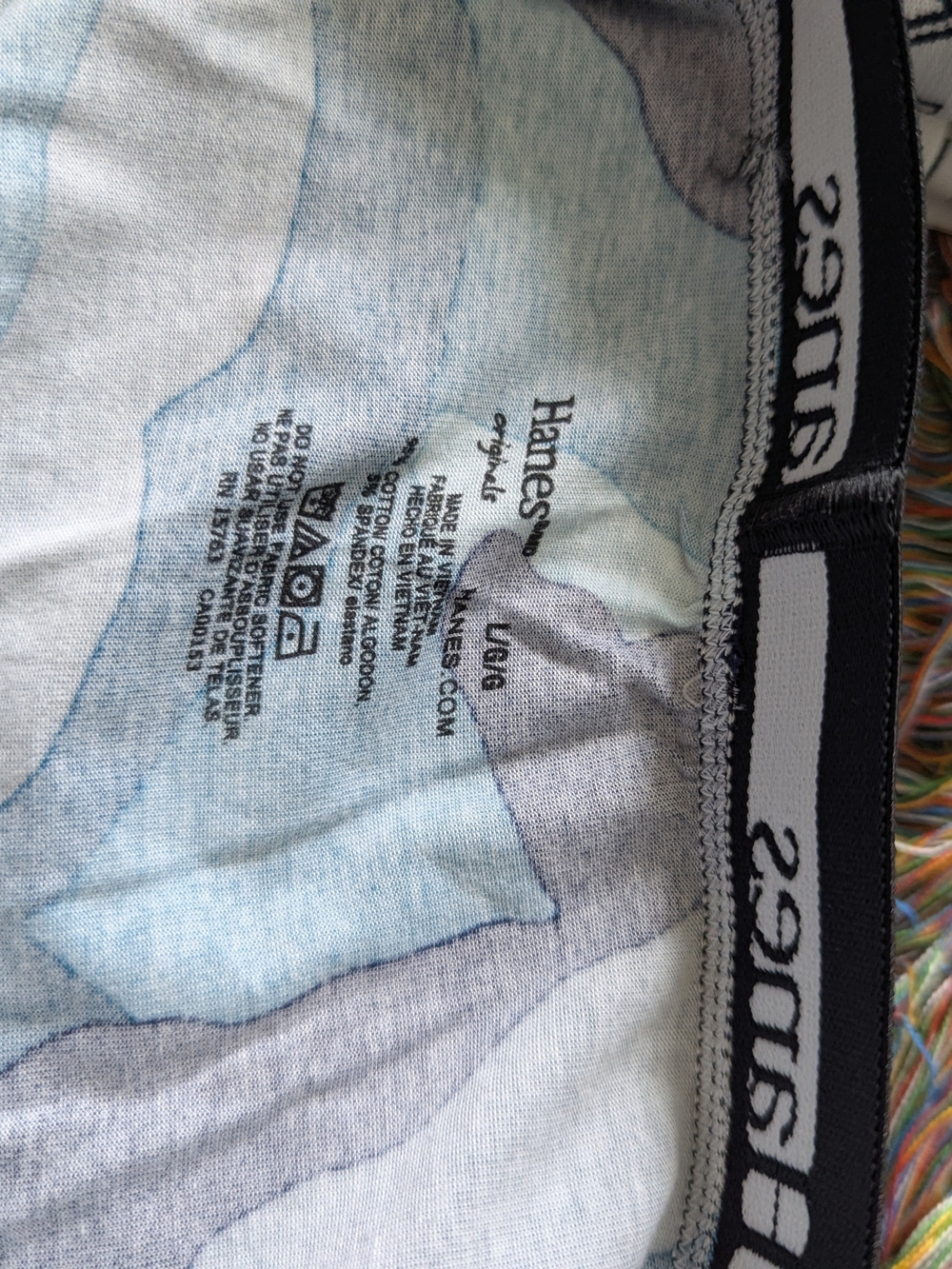 Hanes Men’s Boxer Briefs Pack – Blue, Black, Gray, Red - Picture 4 of 8